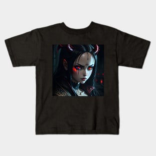 Devil girl Kids T-Shirt